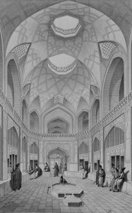 Bazar Haji Seid Hussein Kashan by Pascal Coste 1