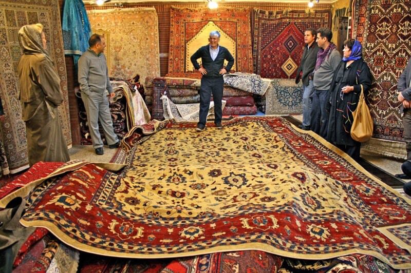 Iranian carpet bazzar